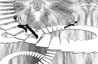 ループ階段の作例01