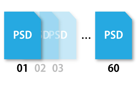 同人誌印刷用データ（psd形式）