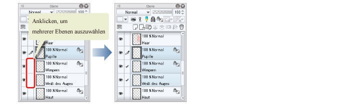 Clip Studio Paint Startup Guide Die Ebenen Verbinden