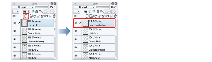 Clip Studio Paint Startup Guide Die Ebene Vorbereiten Die Schnittmaske Einstellen