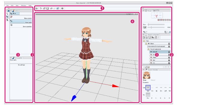 CLIP STUDIO MODELER Instruction Manual - About the 3D 